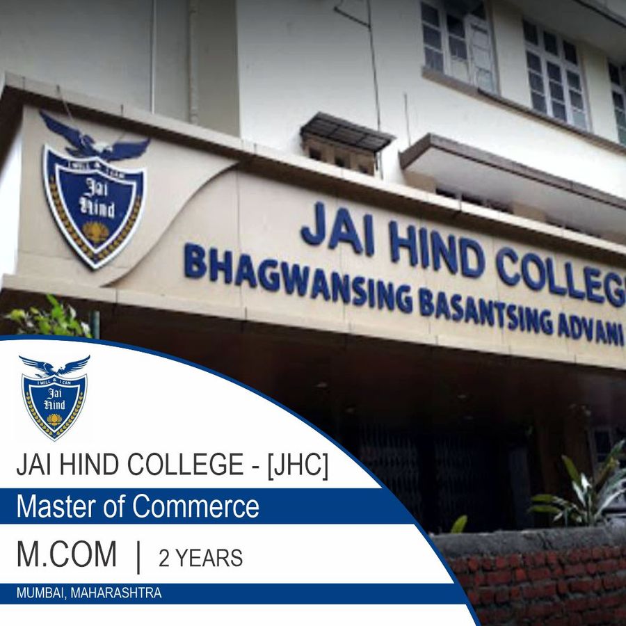 Master of Commerce [M.Com] at Jai Hind College , Mumbai